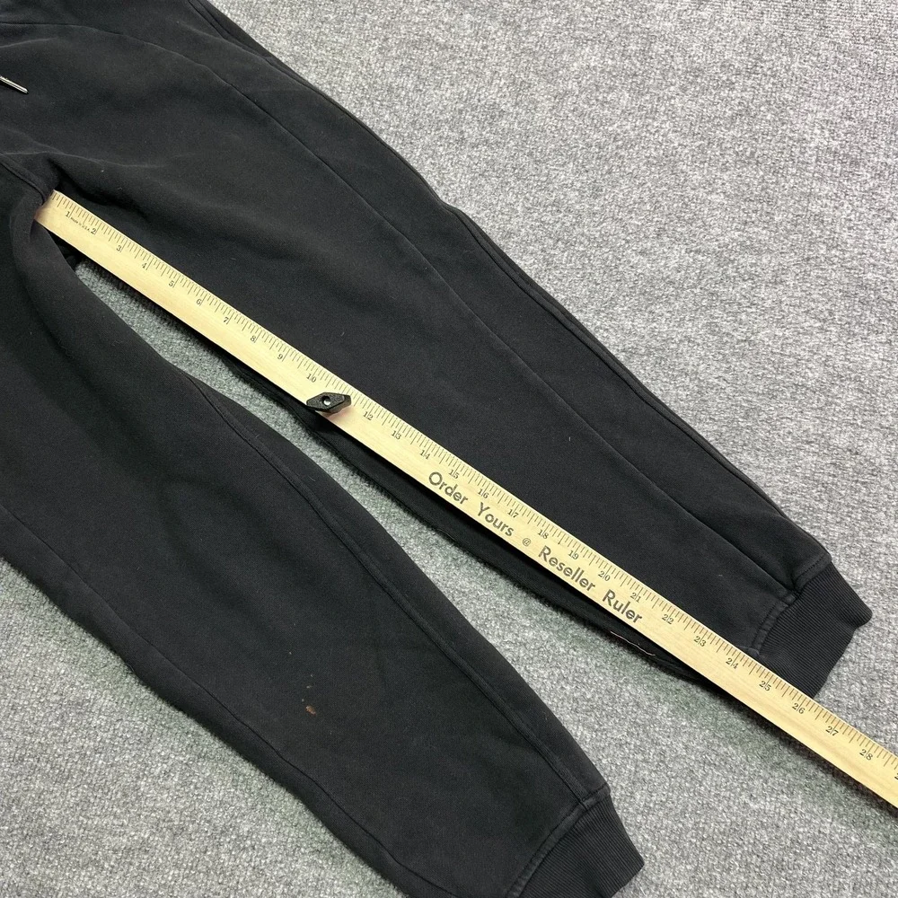 Lululemon Sweatpants Womens 2 Black Fleece Jogger Pockets Athletic LW5CUNS